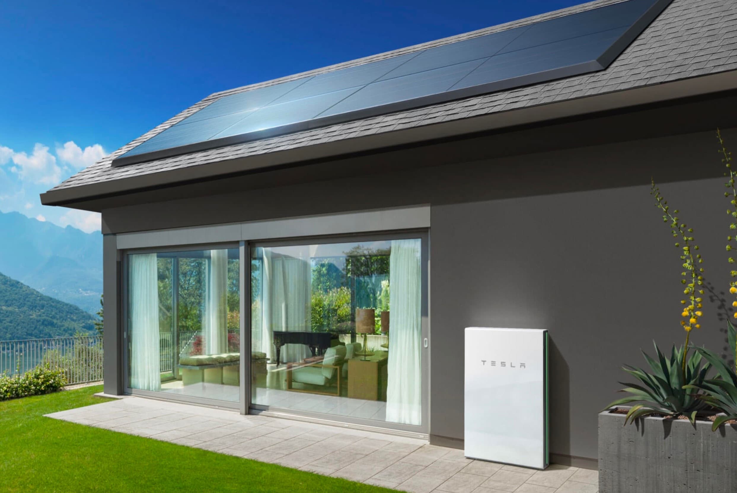 نظم الطاقة الشمسية للمنازل من تيسلا
