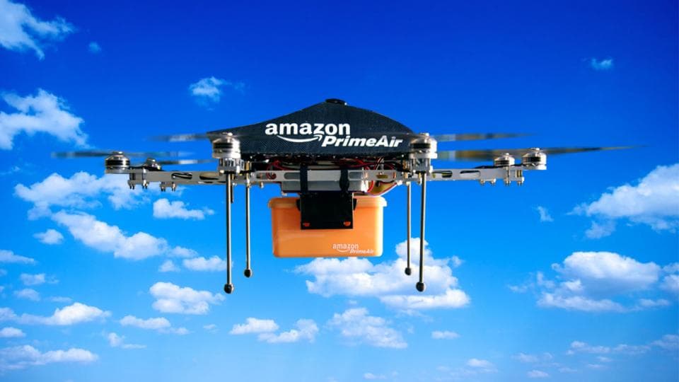 استخدام الدرون في توصيل الطلبات ضمن Amazon Prime Air