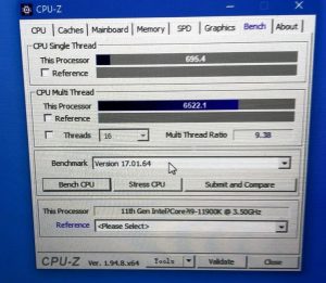 معالج Intel Core i9-11900K - اختبار أداء