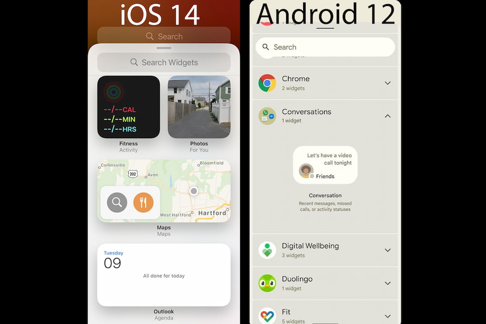 تسريب اندرويد 12 الأخير يُشبه iOS 14 من عدّة جوانب 3