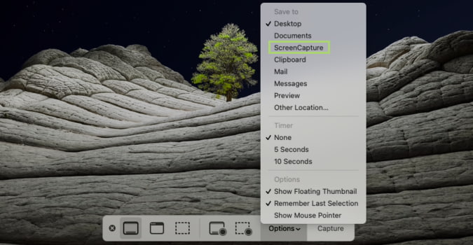 كيفية تغيير مجلد حفظ لقطات الشاشة على macOS Big Sur 3