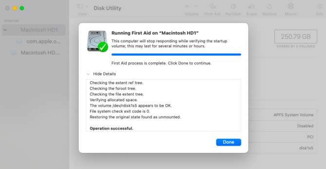 كيفية إصلاح القرص على الماك (macOS Disk)