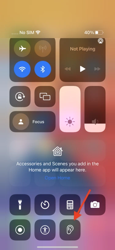 طريقة تفعيل صوت الخلفية في iOS 15 7