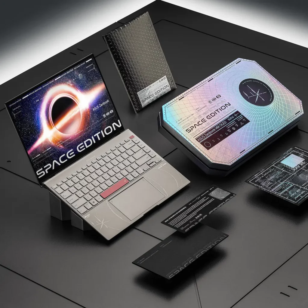 لابتوب Asus Zenbook 14X OLED Space Edition يأتي مع شاشة ثانوية على الغطاء 1